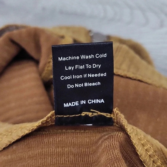 Pol Anthropologie Womens‎ S Corduroy Skirt Dark Tan Zipper Rivet Mini A Line - Picture 6 of 7